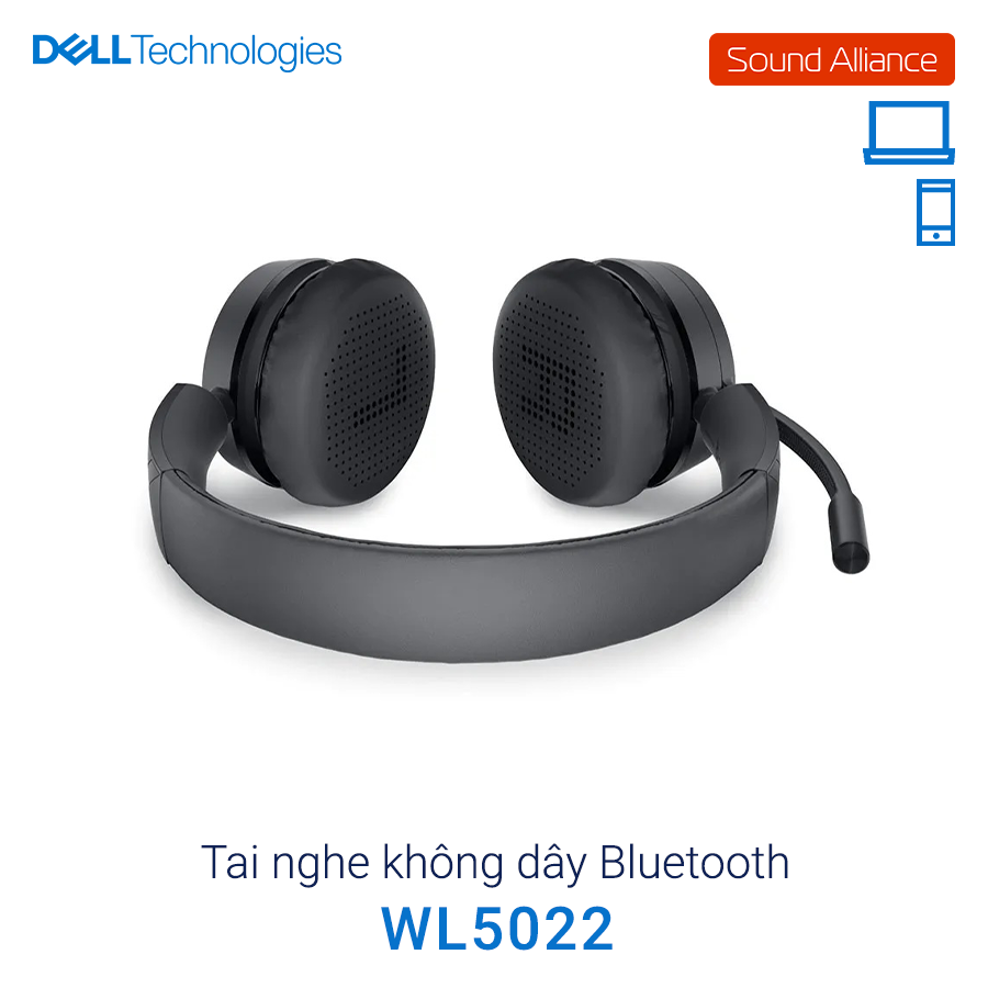  Tai nghe không dây Bluetooth hai bên tai Dell WL5022 