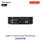  Bộ chuyển đổi USB-C™ 2K dual HDMI Docking Station Targus DOCK116 