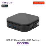  Bộ chuyển đổi USB-C™ 2K dual HDMI Docking Station Targus DOCK116 