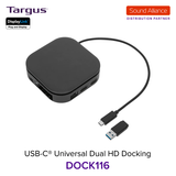  Bộ chuyển đổi USB-C™ 2K dual HDMI Docking Station Targus DOCK116 