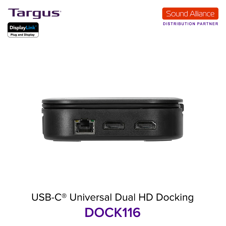  Bộ chuyển đổi USB-C™ 2K dual HDMI Docking Station Targus DOCK116 