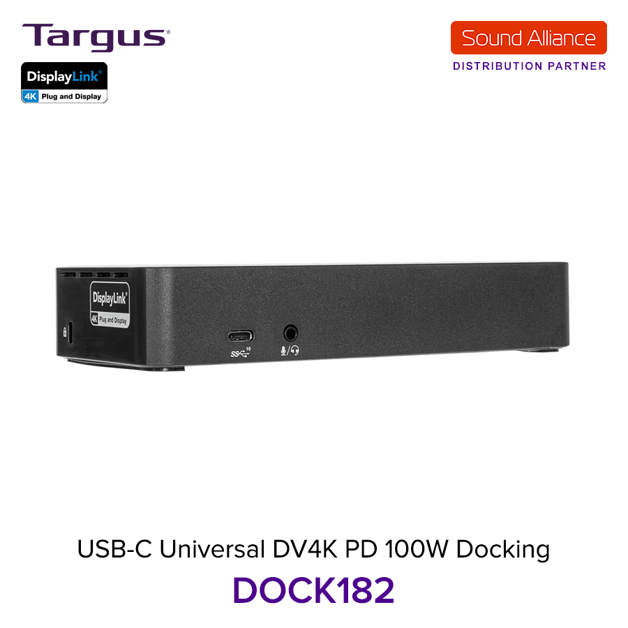  Bộ chuyển đổi USB-C™ Universal DV4K Docking Station Targus DOCK182 
