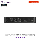  Bộ chuyển đổi USB-C™ Universal DV4K Docking Station Targus DOCK182 