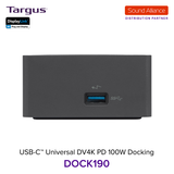  Bộ chuyển đổi USB-C™ Universal DV4K Docking Station Targus DOCK190 