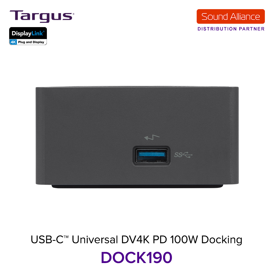  Bộ chuyển đổi USB-C™ Universal DV4K Docking Station Targus DOCK190 