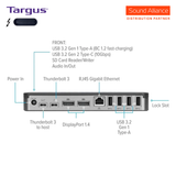  Bộ chuyển đổi USB-C™ Thunberbolt 3 8K Docking Station Targus DOCK221 