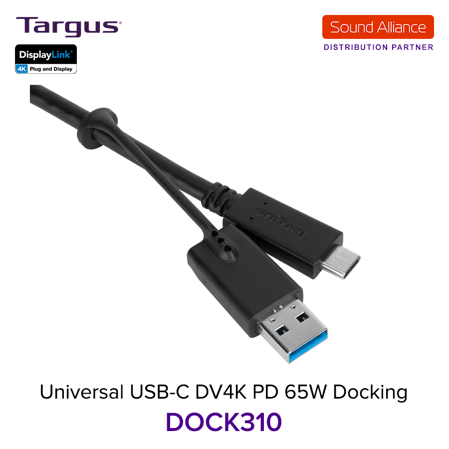  Bộ chuyển đổi USB-C™ Universal DV4K Docking Station Targus DOCK310 