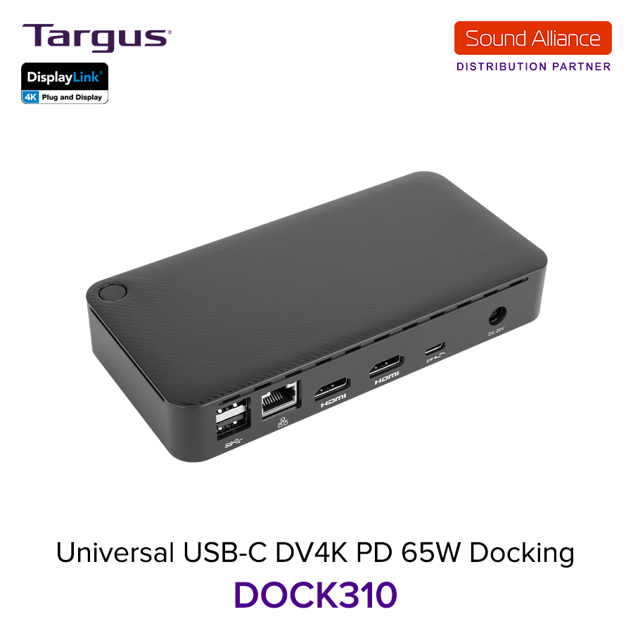 Bộ chuyển đổi USB-C™ Universal DV4K Docking Station Targus DOCK310 