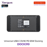  Bộ chuyển đổi USB-C™ Universal DV4K Docking Station Targus DOCK310 