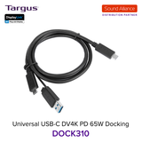  Bộ chuyển đổi USB-C™ Universal DV4K Docking Station Targus DOCK310 