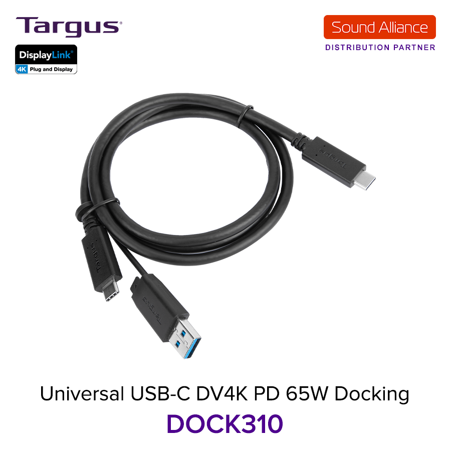  Bộ chuyển đổi USB-C™ Universal DV4K Docking Station Targus DOCK310 