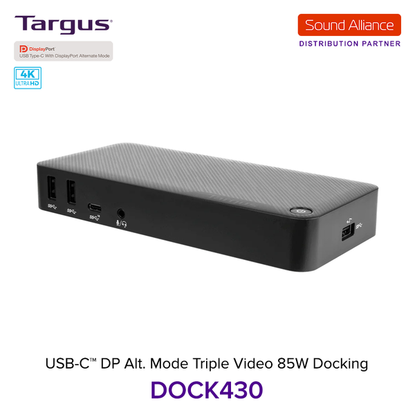  Bộ chuyển đổi USB-C™ 4K HDMI/DisplayPort™ Docking Station Targus DOCK430 