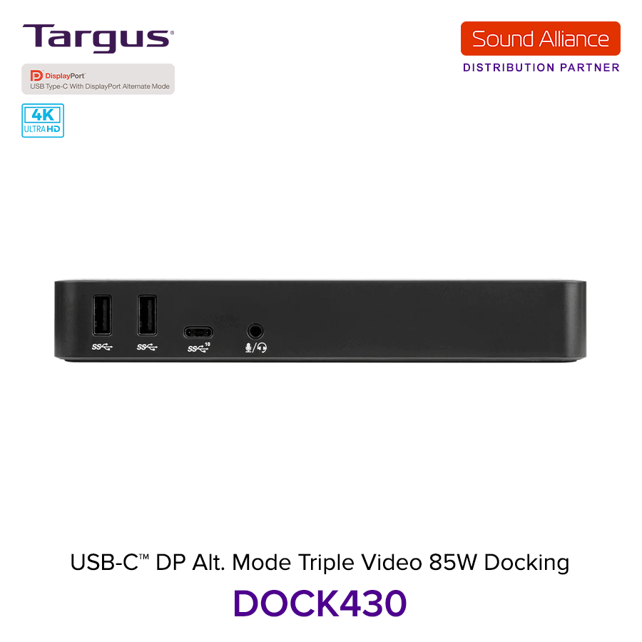  Bộ chuyển đổi USB-C™ 4K HDMI/DisplayPort™ Docking Station Targus DOCK430 