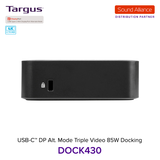  Bộ chuyển đổi USB-C™ 4K HDMI/DisplayPort™ Docking Station Targus DOCK430 