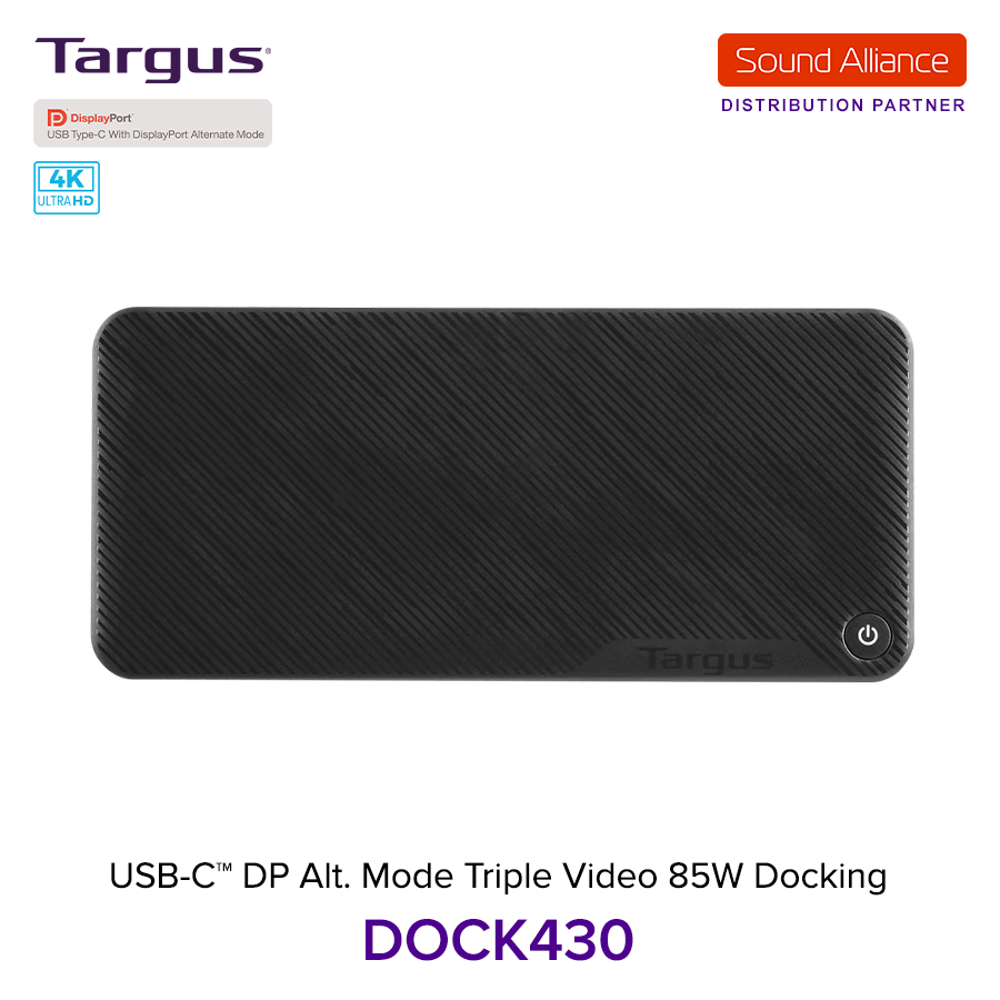  Bộ chuyển đổi USB-C™ 4K HDMI/DisplayPort™ Docking Station Targus DOCK430 