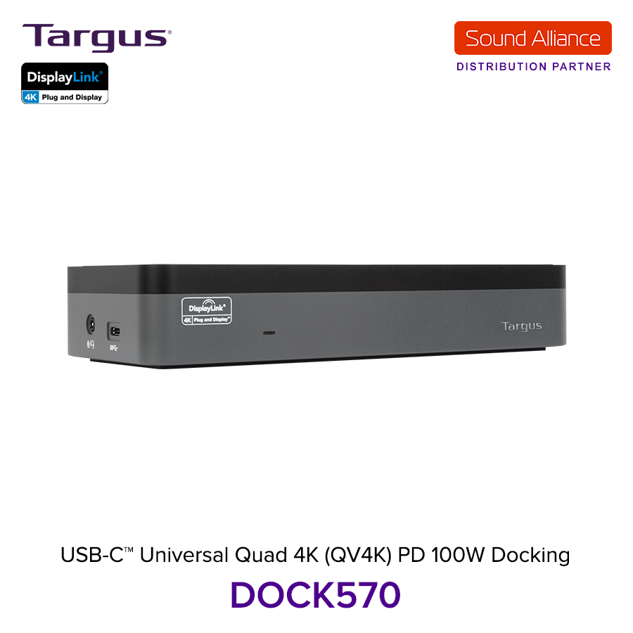  Bộ chuyển đổi USB-C™ Universal Quad 4K Docking Station Targus DOCK570 