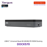  Bộ chuyển đổi USB-C™ Universal Quad 4K Docking Station Targus DOCK570 