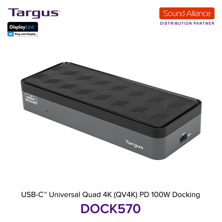  Bộ chuyển đổi USB-C™ Universal Quad 4K Docking Station Targus DOCK570 