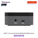  Bộ chuyển đổi USB-C™ Universal Quad 4K Docking Station Targus DOCK570 