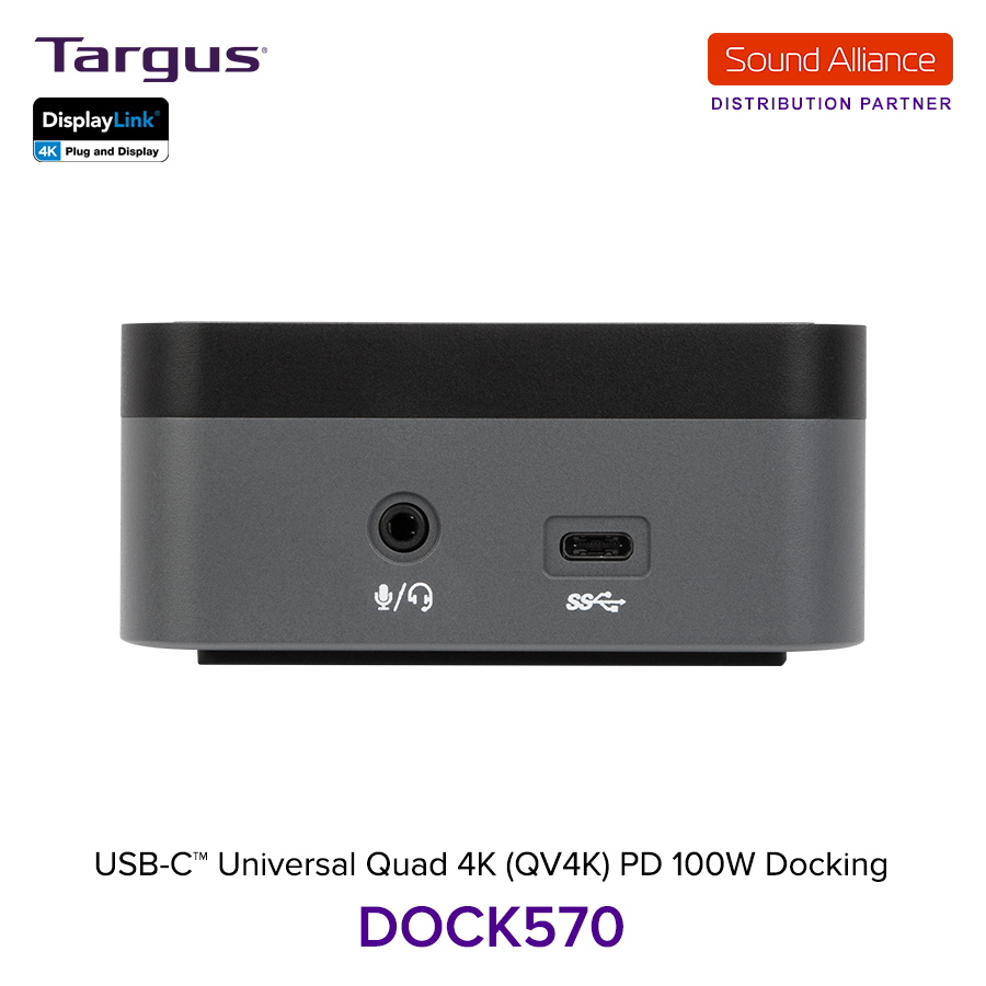  Bộ chuyển đổi USB-C™ Universal Quad 4K Docking Station Targus DOCK570 