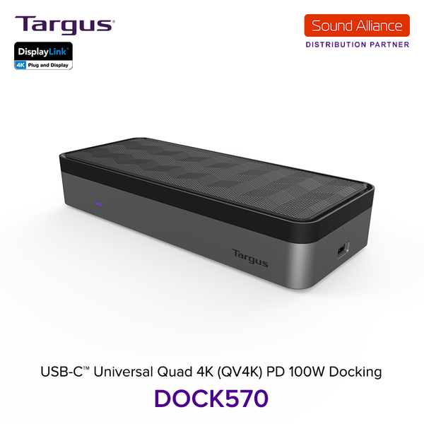  Bộ chuyển đổi USB-C™ Universal Quad 4K Docking Station Targus DOCK570 