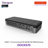  Bộ chuyển đổi USB-C™ Universal Quad 4K Docking Station Targus DOCK570 