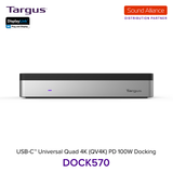  Bộ chuyển đổi USB-C™ Universal Quad 4K Docking Station Targus DOCK570 