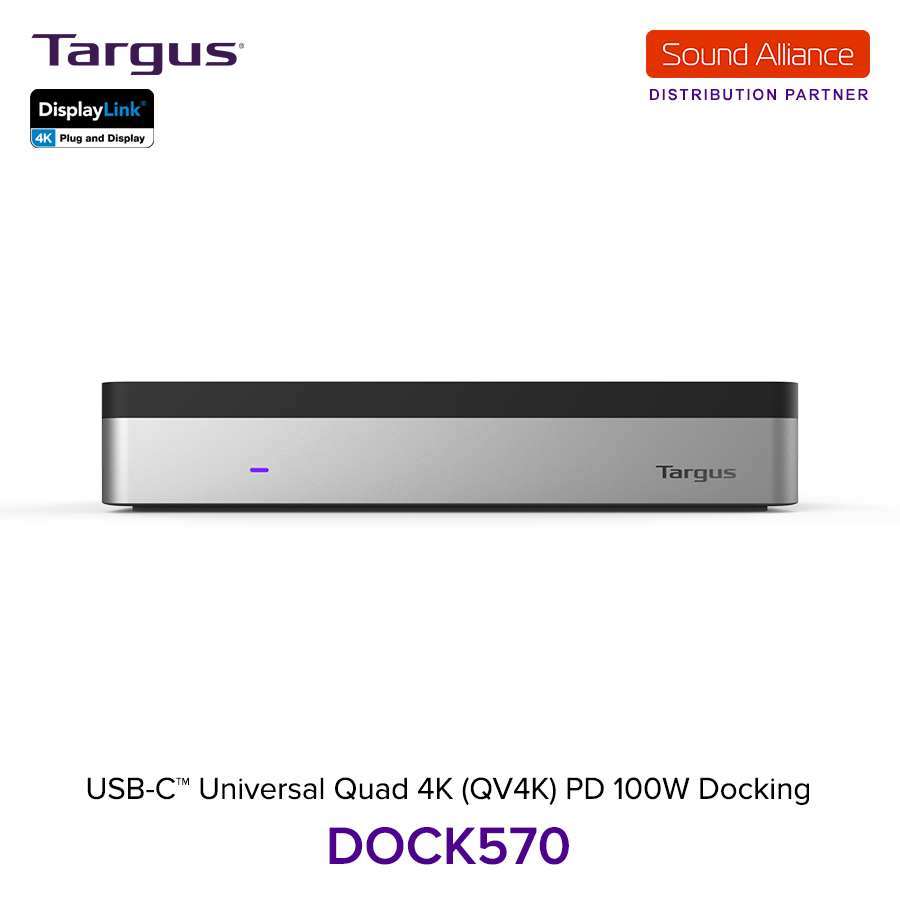  Bộ chuyển đổi USB-C™ Universal Quad 4K Docking Station Targus DOCK570 
