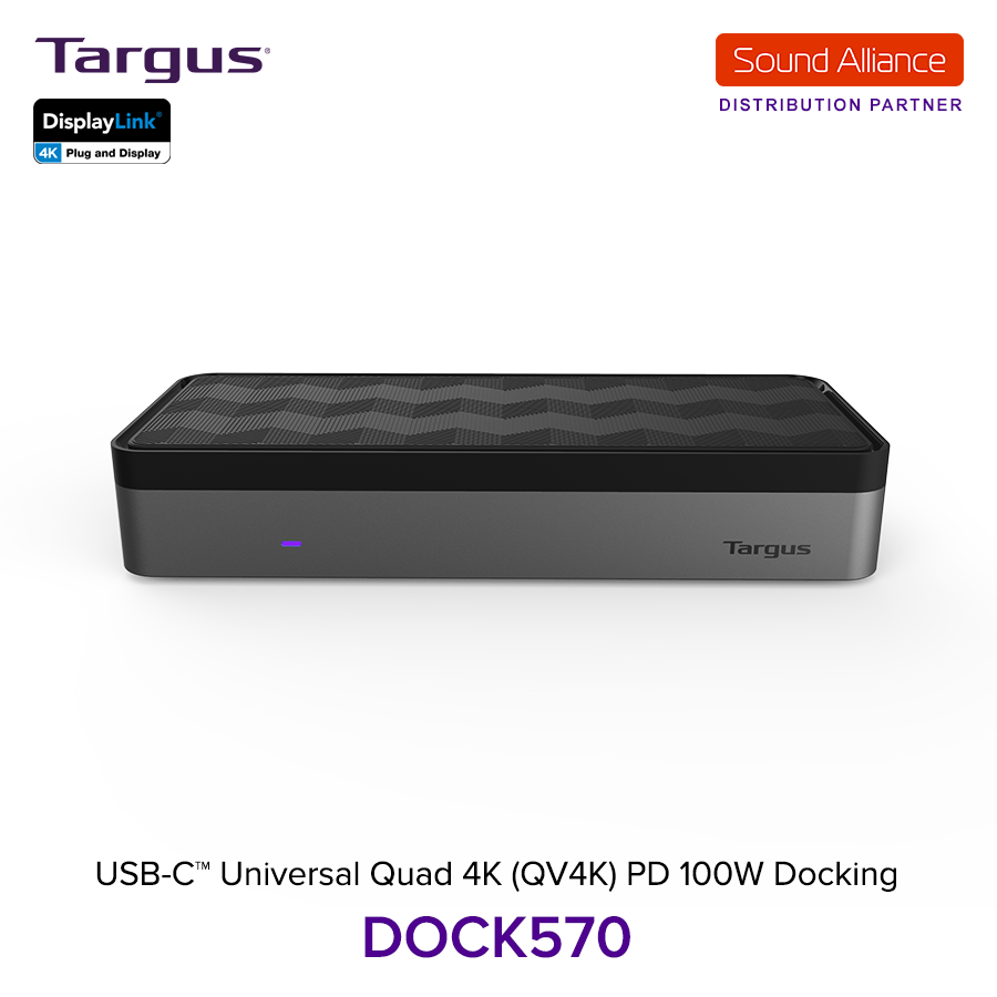  Bộ chuyển đổi USB-C™ Universal Quad 4K Docking Station Targus DOCK570 