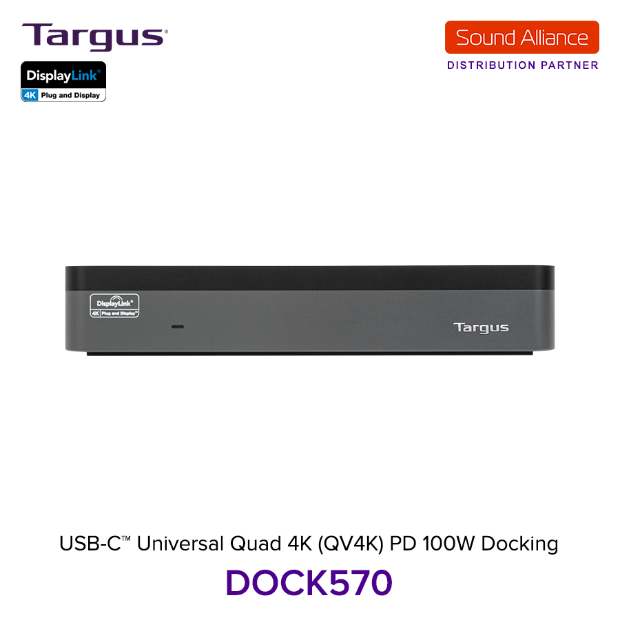  Bộ chuyển đổi USB-C™ Universal Quad 4K Docking Station Targus DOCK570 