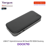  Bộ chuyển đổi USB-C™ Hybrid/Universal 4K Quad Docking Station Targus DOCK710 