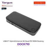  Bộ chuyển đổi USB-C™ Hybrid/Universal 4K Quad Docking Station Targus DOCK710 
