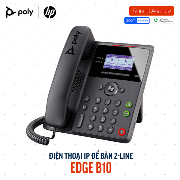  Điện thoại bàn Poly Edge B10 IP Phone (84C19AA#ABB) 