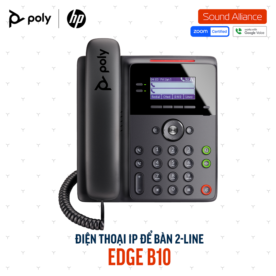  Điện thoại bàn Poly Edge B10 IP Phone (84C19AA#ABJ) 