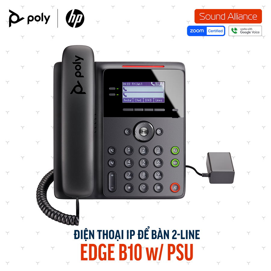  Điện thoại bàn Poly Edge B10 IP Phone (84C19AA#ABA) 