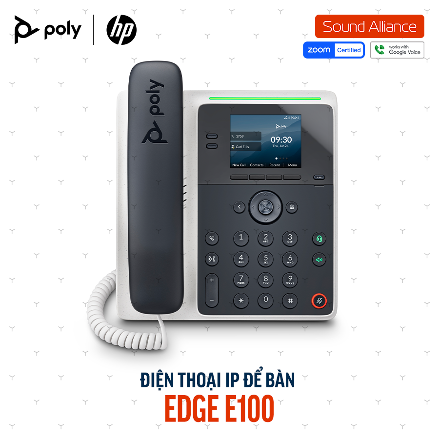  Điện thoại bàn Poly Edge E100 IP Phone (82M86AA) 