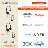  Tai nghe tổng đài có dây USB một bên tai Poly EncorePro 515 (783R0AA) 