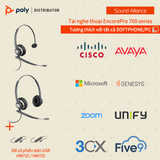  Tai nghe tổng đài có dây USB hai bên tai Poly EncorePro 725 (783M6AA) 