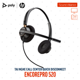  Tai nghe tổng đài có dây hai bên tai Poly EncorePro 520 (783P7AA#AC3) 