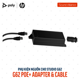  Bộ nguồn PoE+ kèm cáp cho Poly Studio G62 (A02F9AA) 