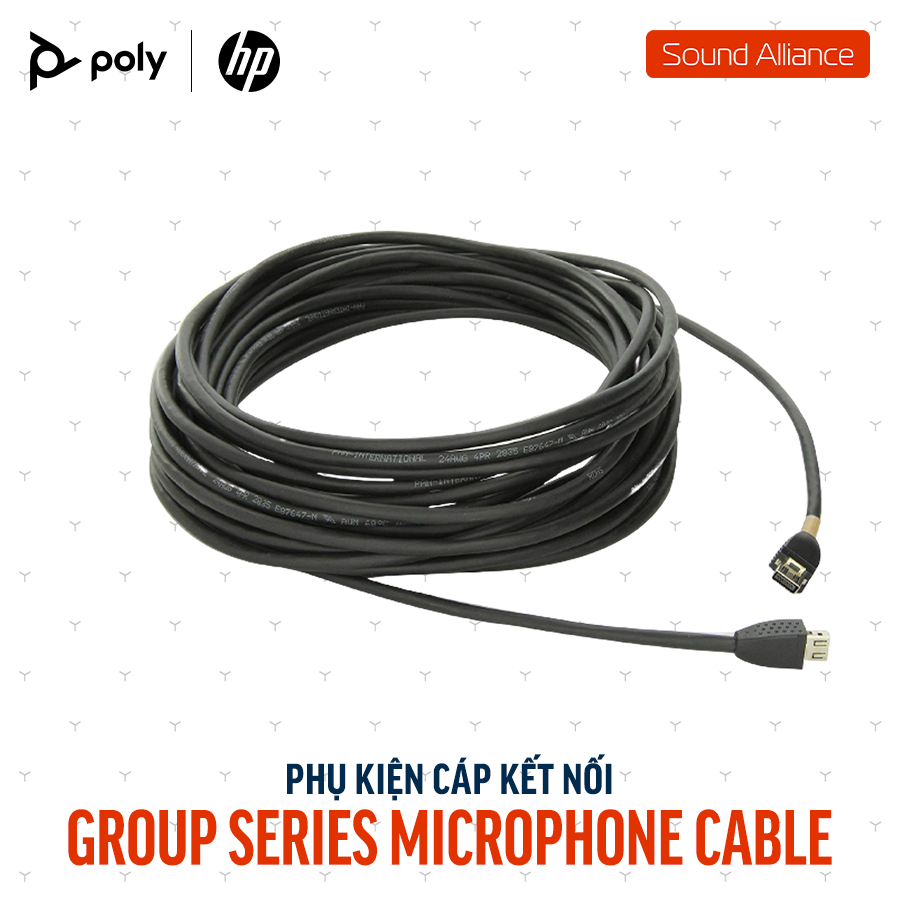  Cáp microphone Polycom RealPresence Group dài 7.6 mét (2457-23216-002) 