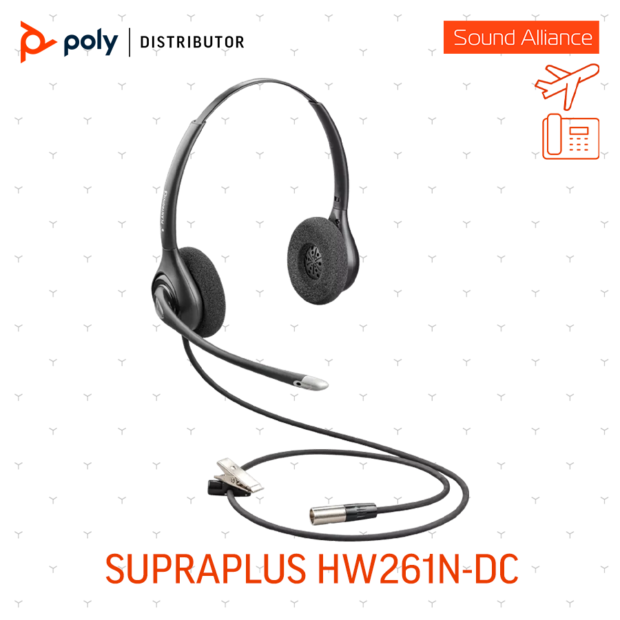 Tai nghe chuyên dụng Poly SupraPlus HW261N-DC 