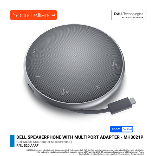Dell Speakerphone with Multiport Adapter - MH3021P (520-AARF)