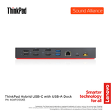  Lenovo ThinkPad Hybrid USB-C with USB-A Dock (40AF0135AE) 