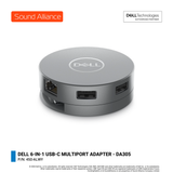  Dell 6-in-1 USB-C Multiport Adapter - DA305 (450-ALWY) 