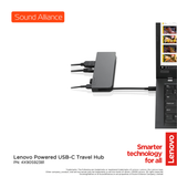  Lenovo Powered USB-C Travel Hub (4X90S92381) 