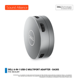  Dell 6-in-1 USB-C Multiport Adapter - DA305 (450-ALWY) 
