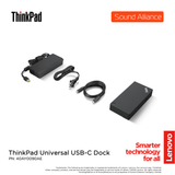  Lenovo ThinkPad Universal USB-C Dock (40AY0090AE) 