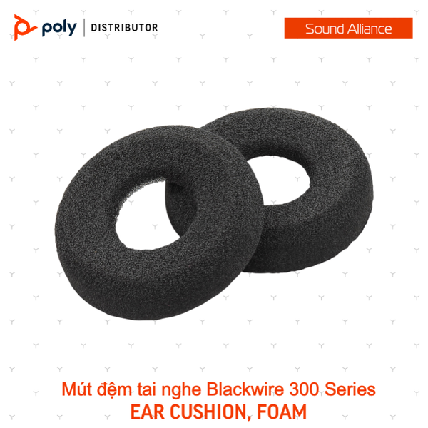  Bộ đệm mút tai nghe Plantronics Blackwire 300 Series (Ear Cushion,Foam) 