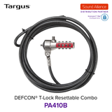  Dây cáp khoá laptop DEFCON® T-Lock Resettable Targus PA410 
